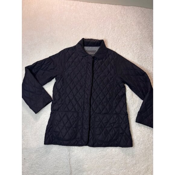 Van Heusen Womens Quilted Jacket Size M Black - Picture 1 of 14